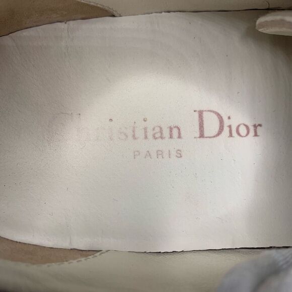 Christian Dior D-Romance Lurex Walk’N’Dior Metallic Multi Sneakers EU 37 US 7 - Picture 9 of 10